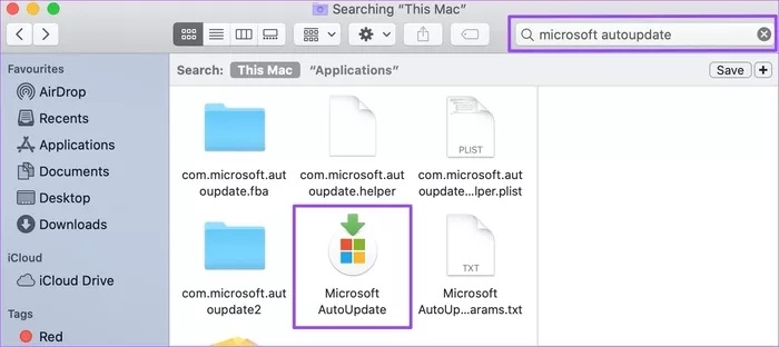 search for microsoft updates on mac